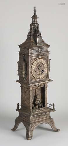 Antique French tower clock, 1900