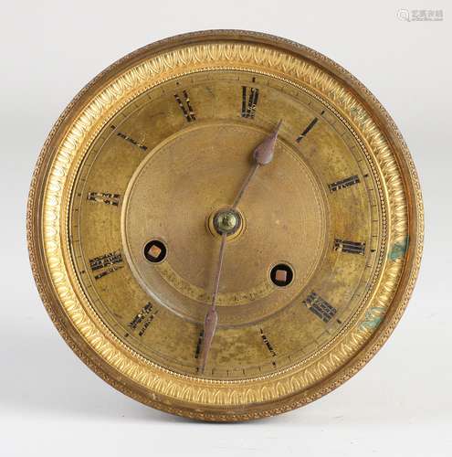 French pendulum clockwork