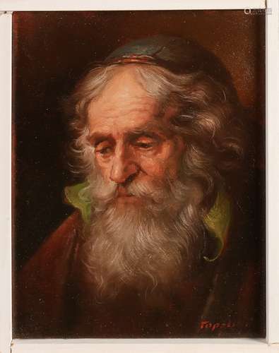 TH Topalski, Jewish man with yarmulke