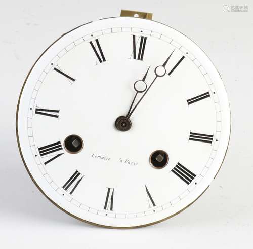 Loose antique French pendulum movement