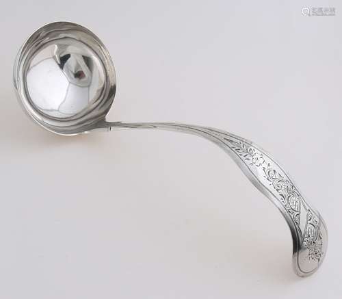 Silver serving spoon, 1876