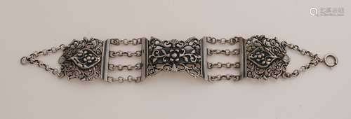 Silver bracelet bible clasp