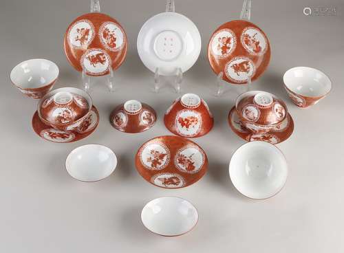 6 parts of 19th century Japanese porcelain