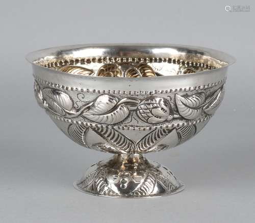 Silver cream bowl