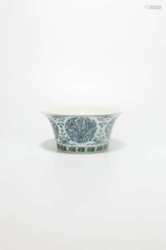 chinese blue and white doucai porcelain bowl