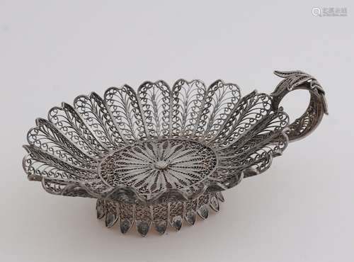 Silver filigree container