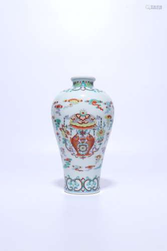chinese blue and white doucai porcelain meiping