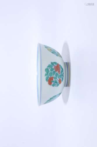 chinese blue and white doucai porcelain bowl