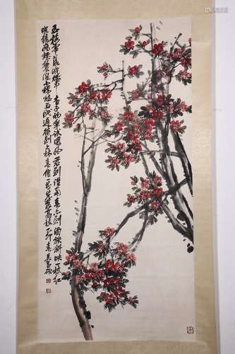 chinese painting by wu changshuo