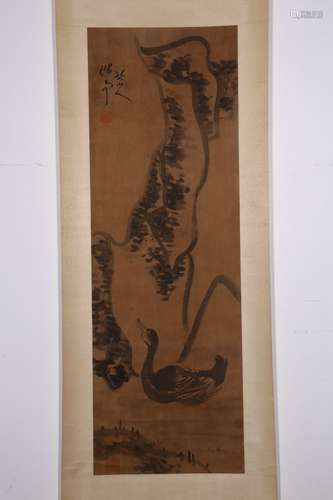 chinese painting by bada shanren