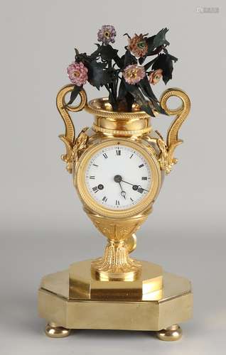 Firegilded mantel clock