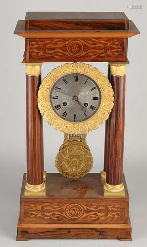 French portal clock, 1860