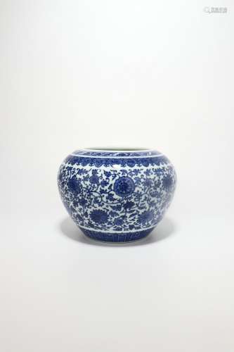 chinese blue and white porcelain washer