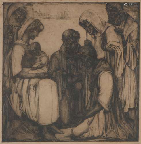 W. vd Berg, Religious figures representation