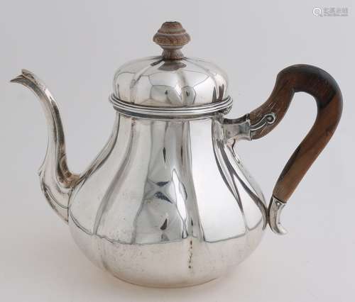 Silver teapot