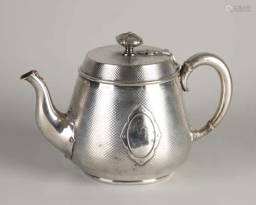 Victorian Teapot, Silver Plated