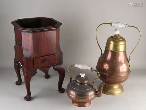 Cover, tea stove + kettle