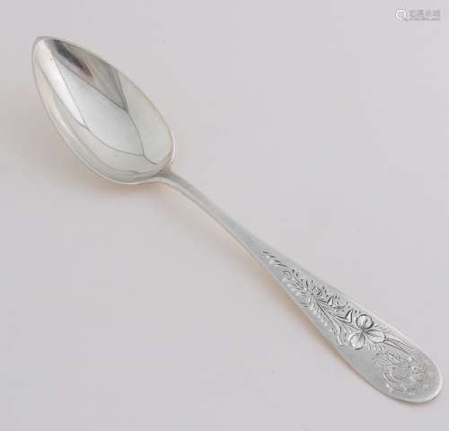 Silver Art Deco spoon