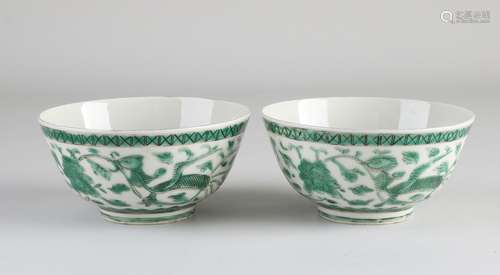 Set Familie Verte bowls Ø 11.4 cm.