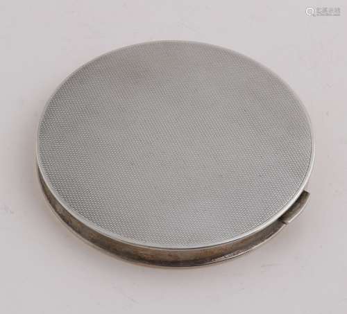 Silver powder box,