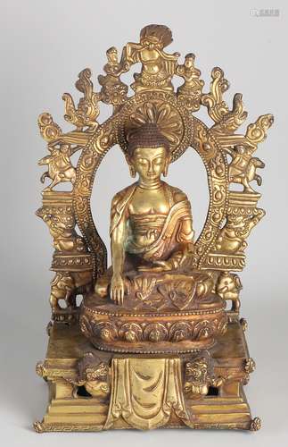 Chinese bronze Buddha