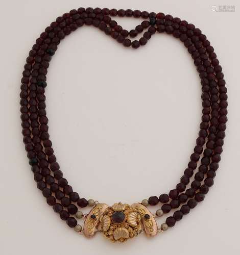 Garnet necklace