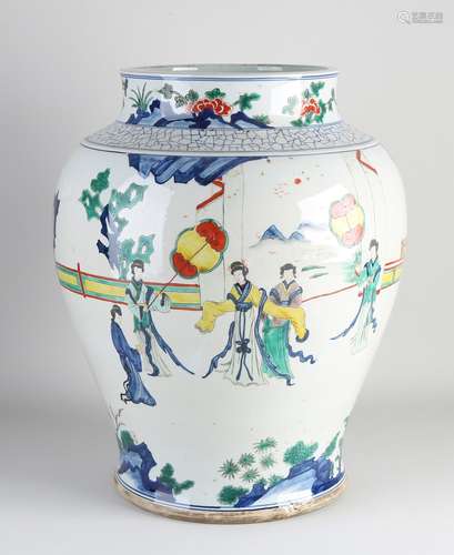 Large Chinese vase H 41.5 cm.