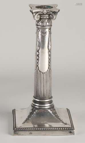 Silver candlestick