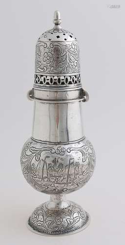 Silver sugar caster, 1917