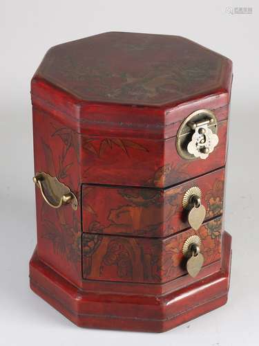 Tibetan jewelry box