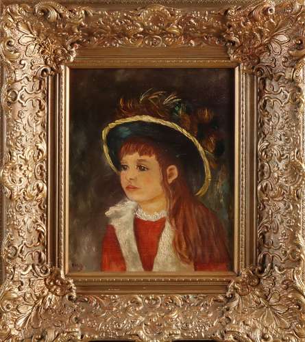 Monogram, Girl with hat