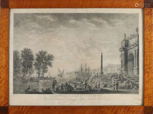 18th Century French engraving, J. Daulle