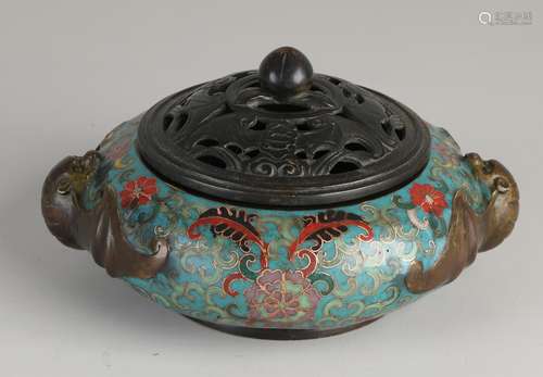 Cloisonne incense burner