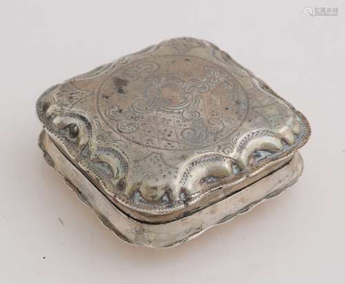 Silver peppermint box