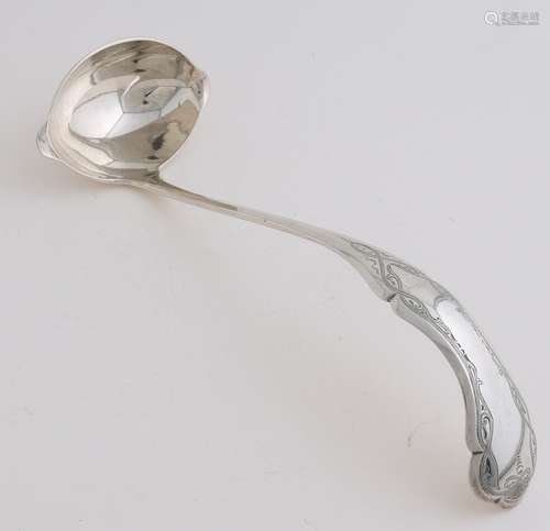 Silver morel spoon, 1882