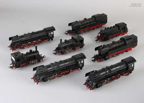 Lot with Fleischmann locomotives