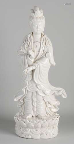 Chinese Quan Yin, Blanc de Chine