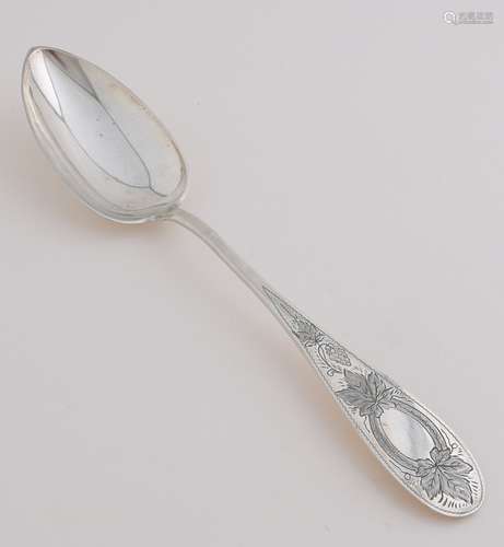 Silver Art Deco occasional spoon