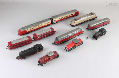 Lot of Märklin locomotives, various