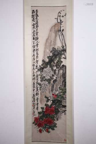 chinese painting by wu changshuo