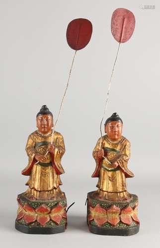 2x Chinese temple guards