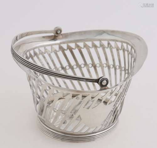 Silver clew basket, 1821