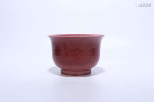 chinese underglaze red porcelain incense burner