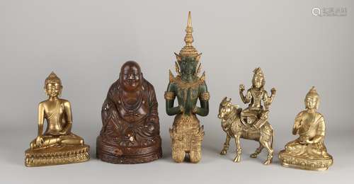 5 Buddhist figures