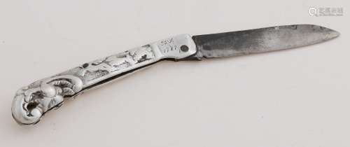 Silver pocket knife, 18th century
