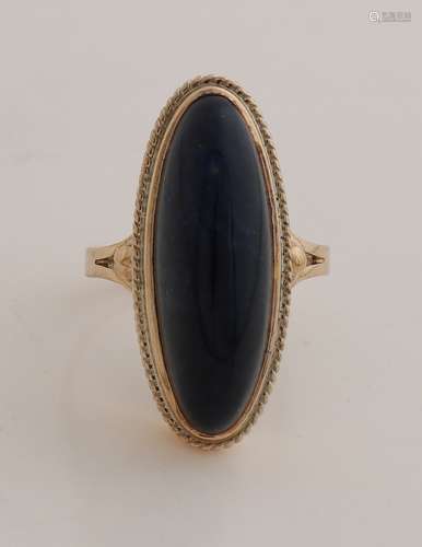 Gold Lapis lazuli ring