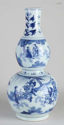 Chinese knobby vase H 39.8 cm.