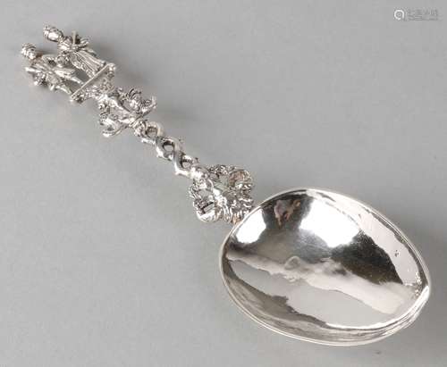 Silver wedding spoon