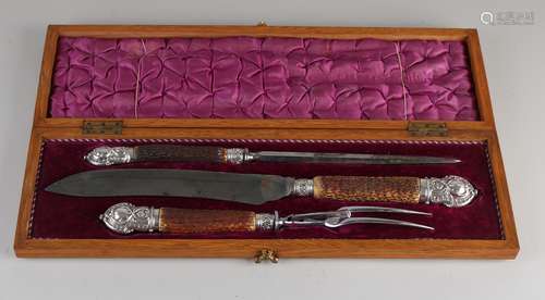 Silver hunting cutlery