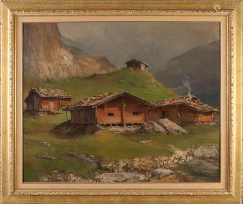 Ernst Albert Fischer Cörlin, Swiss log cabins